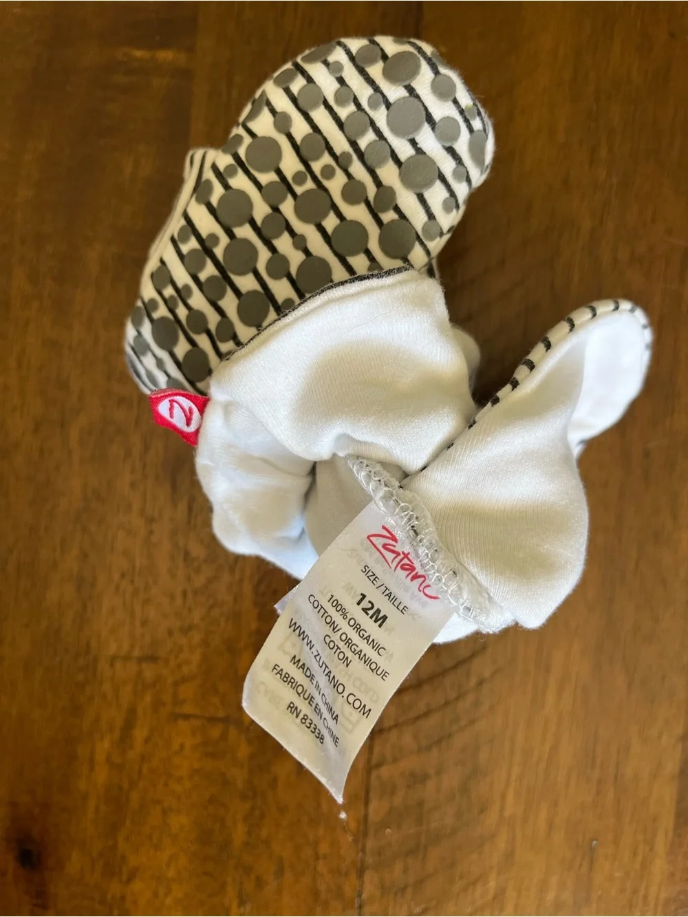Zutano Organic Cotton Pencil Stripe Unisex Baby Booties